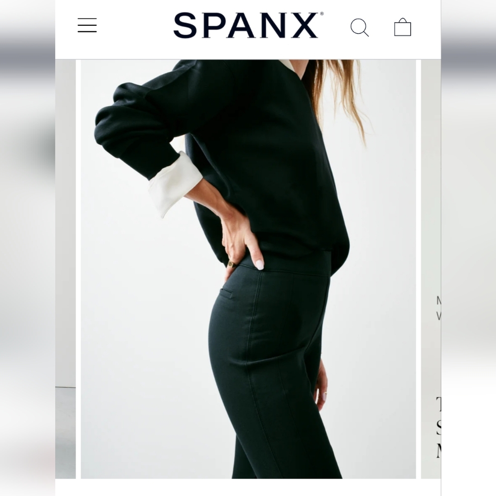 SPANX smooth Magic ponte slim straight leg pants perfect fit new with tags